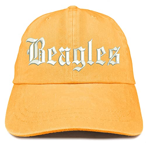Trendy Apparel Shop Old English Beagles Washed Pigment Dyed Baseball Cap