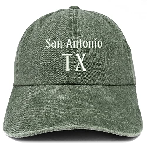 Trendy Apparel Shop San Antonio TX Embroidered Pigment Dyed Washed Baseball Cap