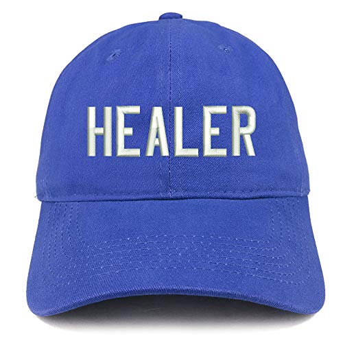 Trendy Apparel Shop Healer Embroidered Soft Crown 100% Brushed Cotton Cap
