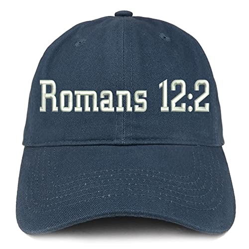 Trendy Apparel Shop Romans 12:2 Low Profile Soft Cotton Baseball Cap