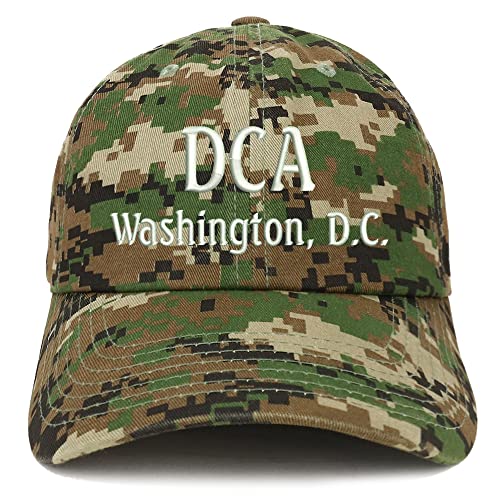 Trendy Apparel Shop DCA Washington DC Low Profile Soft Cotton Baseball Cap