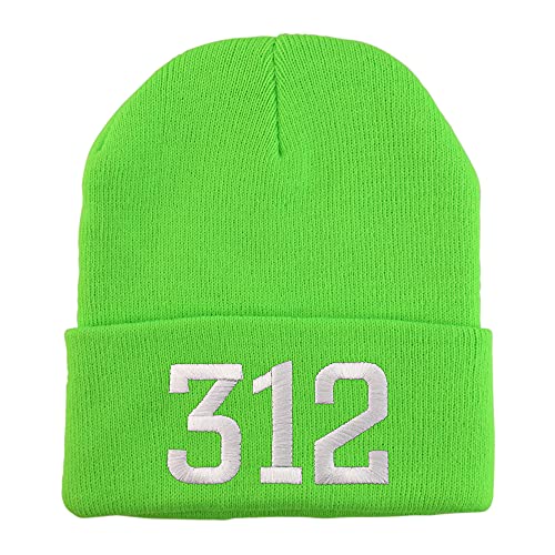 Trendy Apparel Shop 312 Chicago IL Old English Embroidered Long Cuff Beanie