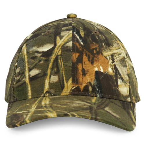 Trendy Apparel Shop Hunting Camouflage Structured Flex Strap Adjustable Ball Cap