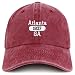 Trendy Apparel Shop Atlanta Est.1837 Embroidered Pigment Dyed Cotton Baseball Cap