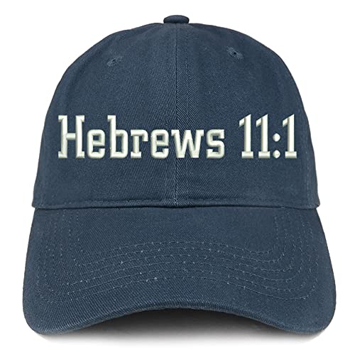 Trendy Apparel Shop Hebrews 11:1 Low Profile Soft Cotton Baseball Cap