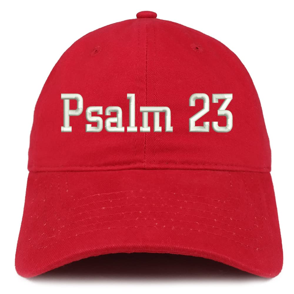 Trendy Apparel Shop Psalm 23 Low Profile Soft Cotton Baseball Cap