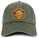 Trendy Apparel Shop Nayarit Mexico Gold Embroidered Patch Pigment Dyed Washed Baseball Cap