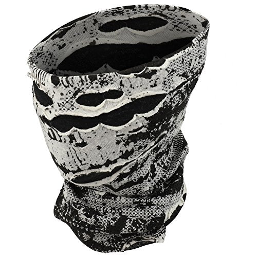 Trendy Apparel Shop Multifunctional Frayed Fashion Headband Scarf
