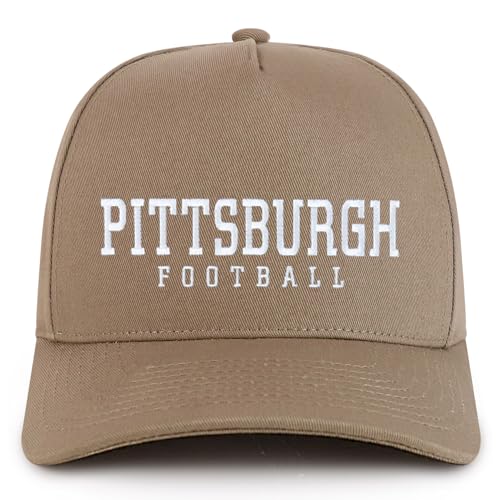 Trendy Apparel Shop Pittsburgh Embroidered 5 Panel Structured Baseball Cap