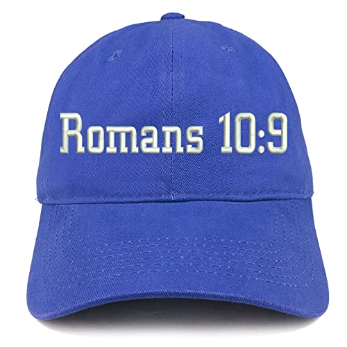 Trendy Apparel Shop Romans 10:9 Low Profile Soft Cotton Baseball Cap