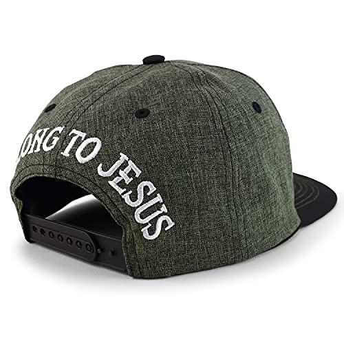 Trendy Apparel Shop Cross Back Off Devil Embroidered Snapback Baseball Cap