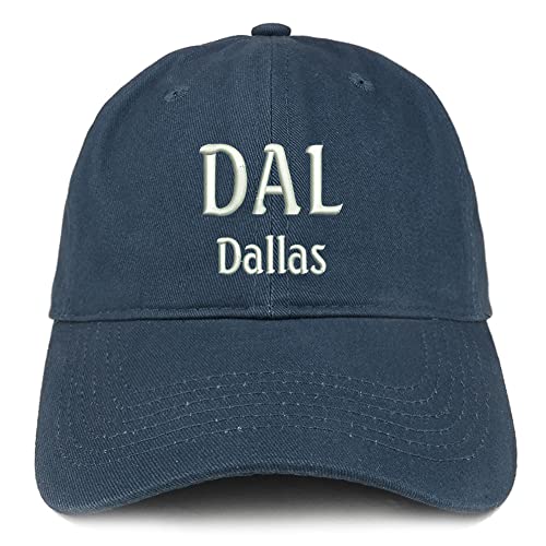Trendy Apparel Shop DAL Dallas Low Profile Soft Cotton Baseball Cap
