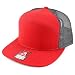 Trendy Apparel Shop Structured High Profile 7 Panel Flat Bill Mesh Back Snapback Cap