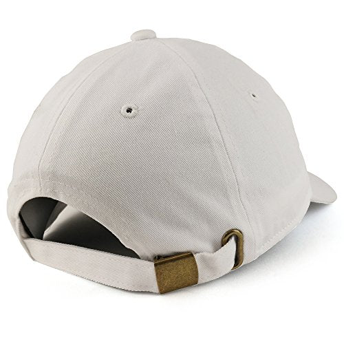 Trendy Apparel Shop Two Rings Pierced Plain Cotton Unstructured Adjustable Dad Hat