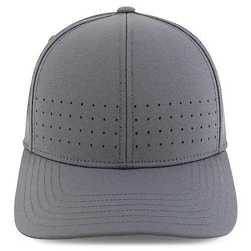 Trendy Apparel Shop Oversize XXL Classic Structured 6 Panel Curved Bill Stretchy Fitted Ball Cap