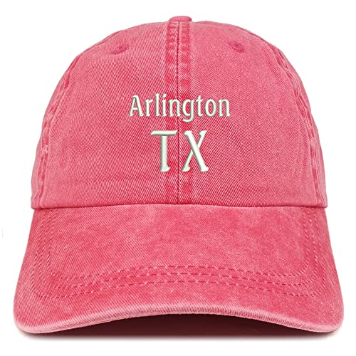 Trendy Apparel Shop Arlington TX Embroidered Pigment Dyed Washed Baseball Cap