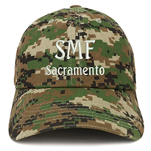 Trendy Apparel Shop SMF Sacramento Low Profile Soft Cotton Baseball Cap