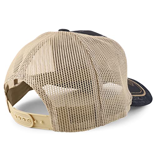 Trendy Apparel Shop Hunting&Fishing Embroidered Trucker Mesh Baseball Cap