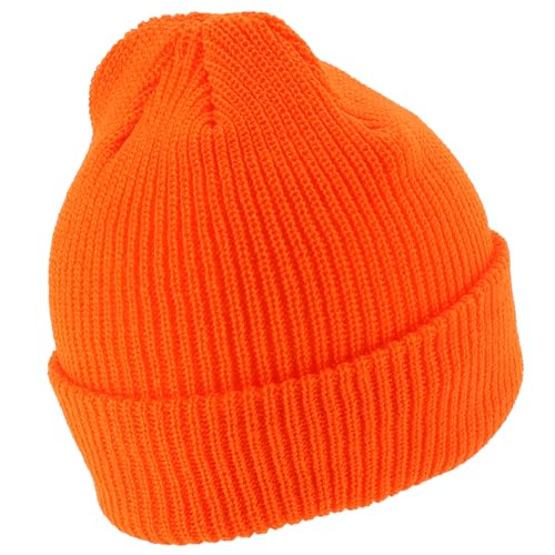 Trendy Apparel Shop Warm Winter Acrylic Ribbed Knit Cuff Beanie Hat