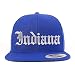 Trendy Apparel Shop Indiana State Old English Embroidered Flatbill Snapback