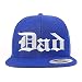 Trendy Apparel Shop DAD Old English Embroidered Flatbill Snapback