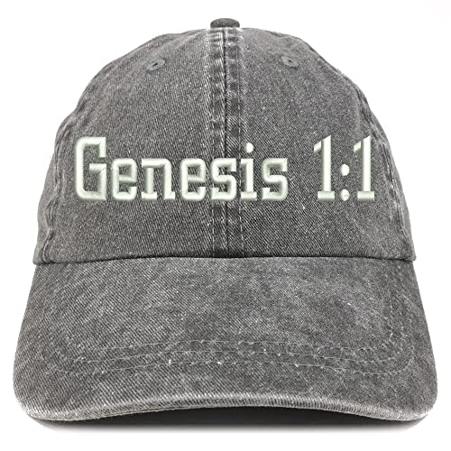 Trendy Apparel Shop Genesis 1:1 Washed Pigment Dyed Baseball Cap