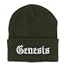 Trendy Apparel Shop Genesis Old English Embroidered Long Cuff Beanie