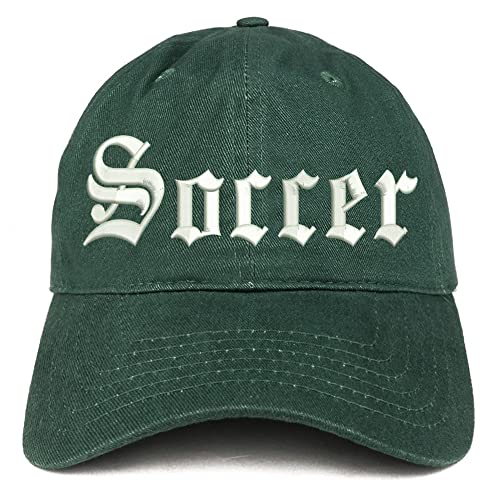 Trendy Apparel Shop Old English Soccer Low Profile Soft Cotton Baseball Cap