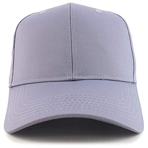 Trendy Apparel Shop High Profile Sturctured Plain Back Casual Baseball Cap