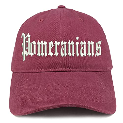 Trendy Apparel Shop Old English Pomeranians Low Profile Soft Cotton Baseball Cap