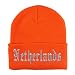 Trendy Apparel Shop Netherlands Old English Embroidered Long Cuff Beanie