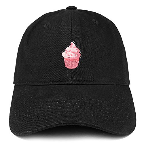 Trendy Apparel Shop Cupcake Patch Brushed Cotton Unstructured Dad Hat
