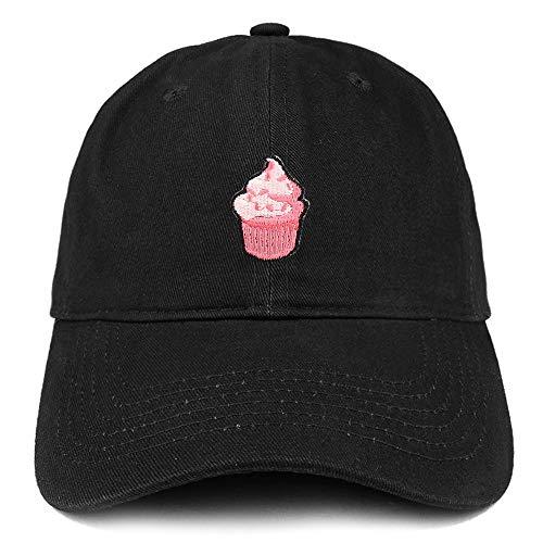 Trendy Apparel Shop Cupcake Patch Brushed Cotton Unstructured Dad Hat