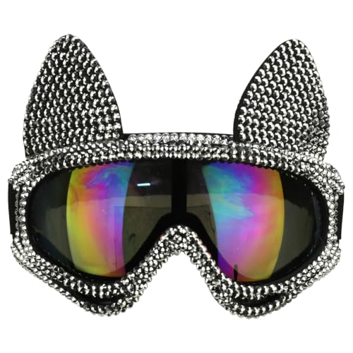 Trendy Apparel Shop Bling Rhinestone Festival Rave Goggles