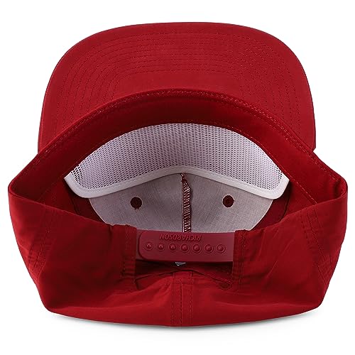 Trendy Apparel Shop UPF 50 Unstructured 5 Panel Flatbill Golf Snapback Cap