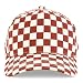 Trendy Apparel Shop Structured 5 Panel Checkered Print Baseball Cap