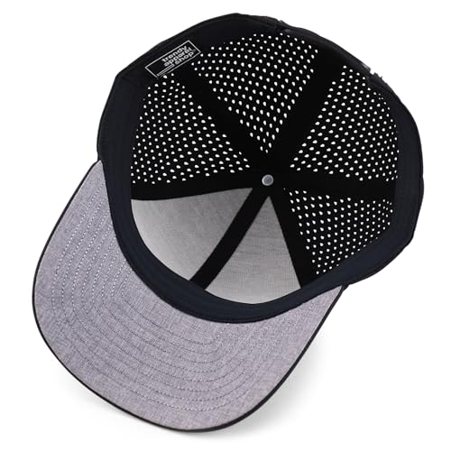 Trendy Apparel Shop Oversize XXL Laser Cut Holes Back Performance Snapback Ball Cap