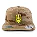 Trendy Apparel Shop Ukrainian National Symbol Embroidered Flatbill Snapback Cap