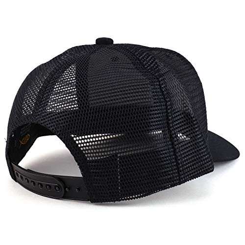 Trendy Apparel Shop Low Profile Two Tone Mesh Back Trucker Baseball Cap