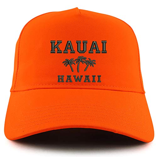 Trendy Apparel Shop Kauai Hawaii Embroidered Neon 5 Panel Baseball Cap