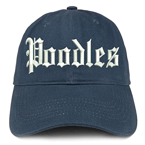 Trendy Apparel Shop Old English Poodles Low Profile Soft Cotton Baseball Cap
