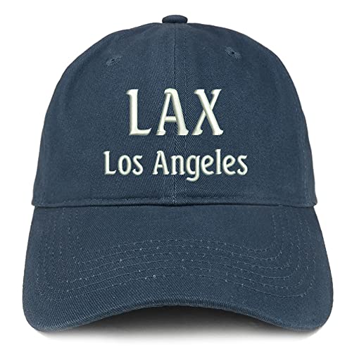 Trendy Apparel Shop LAX Los Angeles Low Profile Soft Cotton Baseball Cap