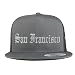 Trendy Apparel Shop San Francisco Old English 5 Panel Flatbill Trucker Cap