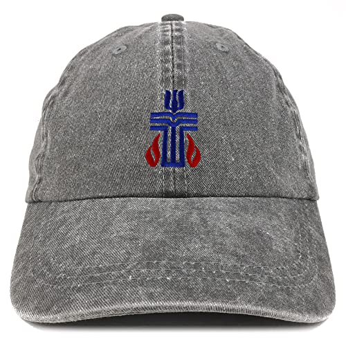 Trendy Apparel Shop Presbyterian Church Embroidered Pigment Dyed Washed Baseball Cap