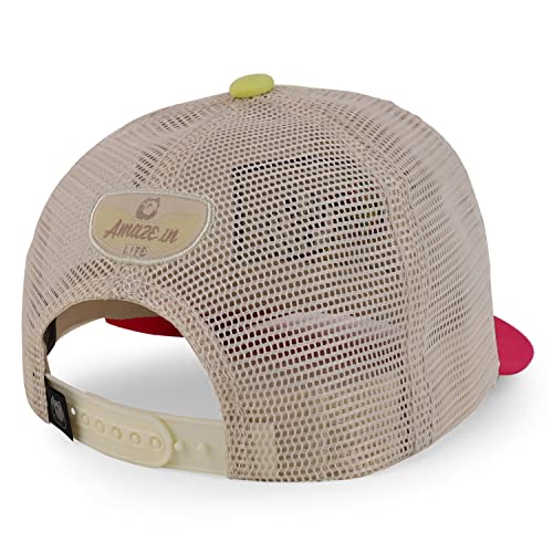 Trendy Apparel Shop Square Sweet Deserts Embroidered Trucker Baseball Cap