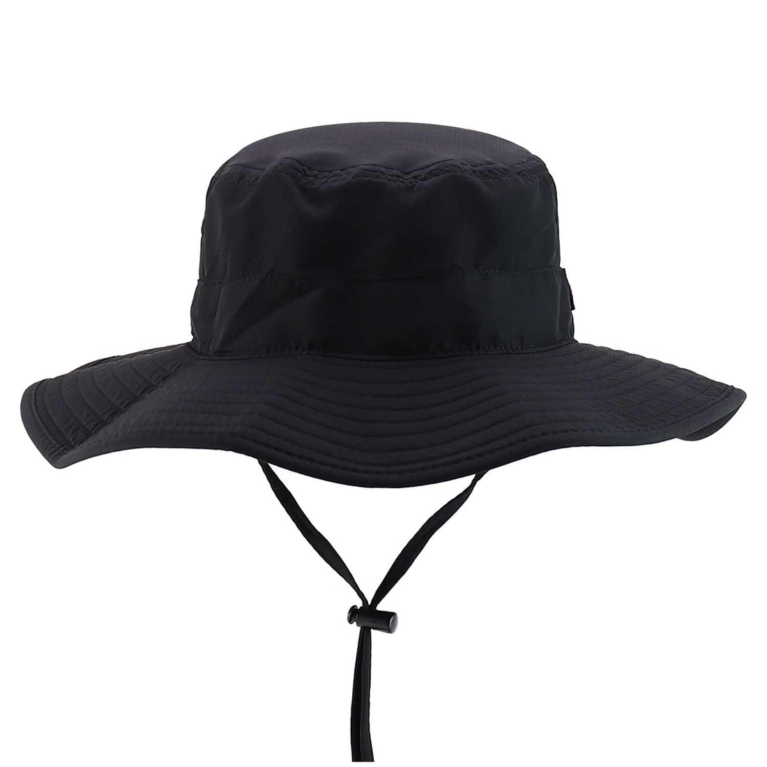 Trendy Apparel Shop Outdoor Large Brim Micro Mesh Performance Boonie Bucket Hat with Strap