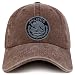 Trendy Apparel Shop Jalisco Mexico Charcoal Embroidered Patch Pigment Dyed Washed Baseball Cap
