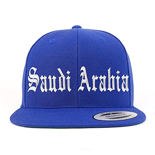 Trendy Apparel Shop Saudi Arabia Old English Embroidered Flatbill Snapback