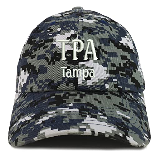 Trendy Apparel Shop TPA Tampa Low Profile Soft Cotton Baseball Cap