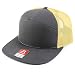 Trendy Apparel Shop Structured High Profile 7 Panel Flat Bill Mesh Back Snapback Cap